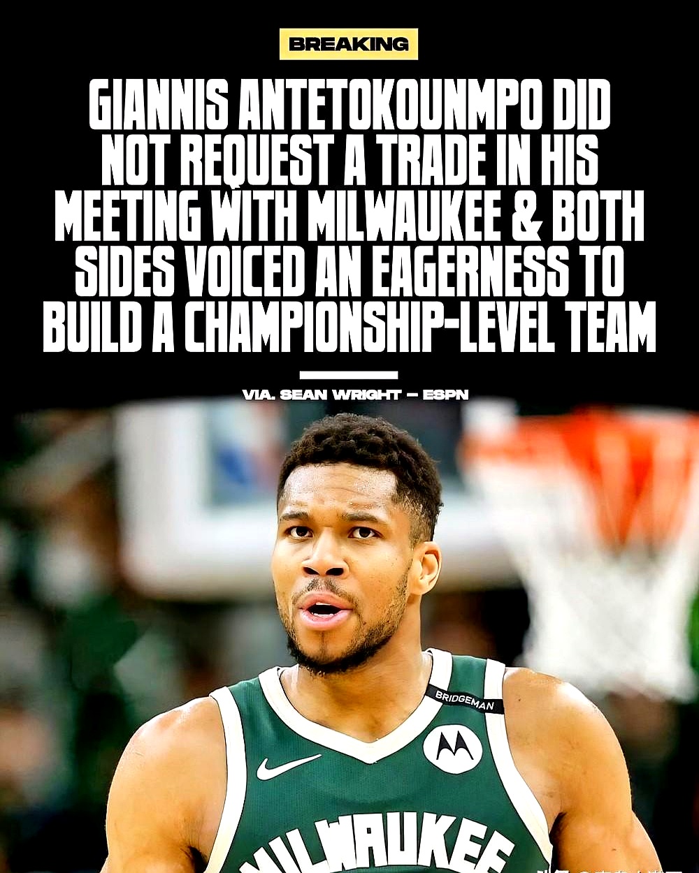 1xbet体育投注-雄鹿主场取得连胜,字母哥表现出色